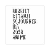 黒人歴史月間、有名な黒人女性リーダー ラバースタンプ (インプリント)