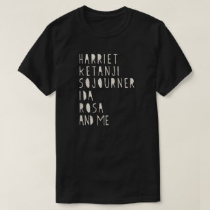黒人歴史月間、有名な黒人女性リーダー Tシャツ