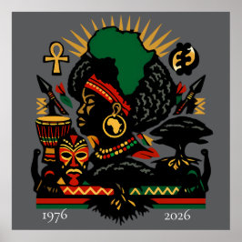 黒人歴史月間 100周年 2026年 記念祭典 ポスター