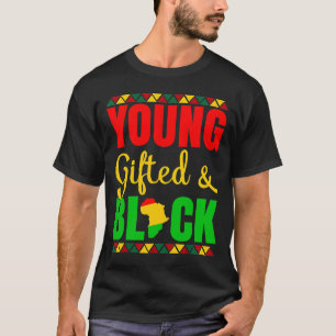 黒人歴史月青年男女少年少女 Tシャツ