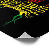 黒人歴史月顕彰過去インスパイアの未来 ポスター (角)