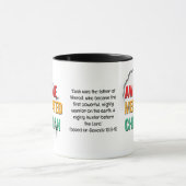 黒人歴史月黒人化素晴らしクリスチャン マグカップ (中央)