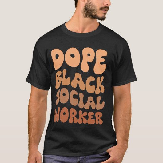 黒人歴史月黒人社会人社会人 Tシャツ (正面)