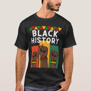 黒人歴史月2025アフリカ系アメリカ人for Man Tシャツ