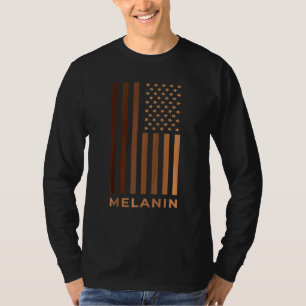 黒人歴史歴史アメリカンブラッククイーンメラニン Tシャツ