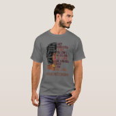 黒人歴月アフリカ女性アフロア1世 Tシャツ (正面フル)