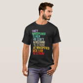 黒人歴月アフリカ女性アフロア1世 Tシャツ (正面フル)