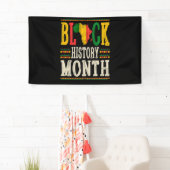 黒人歴2022年月メラニン黒人歴 横断幕 (インサイチュ)