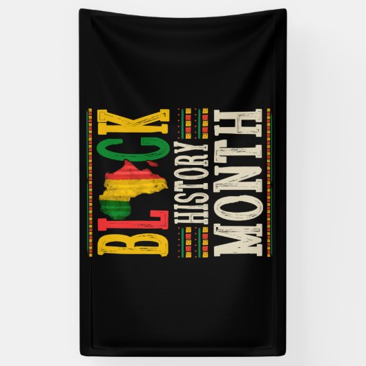 黒人歴2022年月メラニン黒人歴 横断幕 (縦)