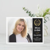 黒人法科写真卒業会 招待状 (スタンド正面)