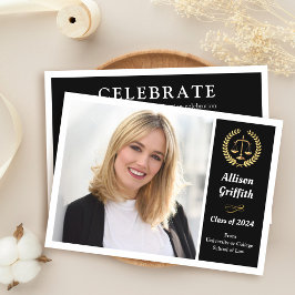 黒人法科写真卒業会 招待状