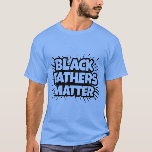 黒人父親問題 Tシャツ (正面)