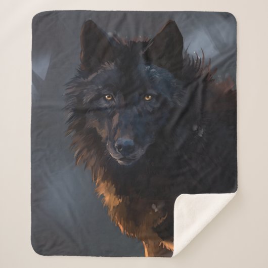 黒人狼 シェルパブランケット (正面)