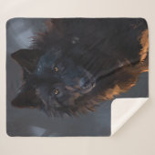 黒人狼 シェルパブランケット (正面(横))