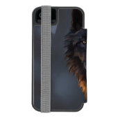 黒人狼 INCIPIO iPhoneウォレットケース (フォリオ裏面)