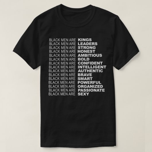 黒人王感動的黒人王 Tシャツ (デザイン正面)