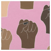 黒人生活の問題 – 拳に抵抗 ファブリック (クローズアップ)