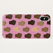 黒人生活の問題 – 拳に抵抗 Case-Mate iPhoneケース (裏面(横))