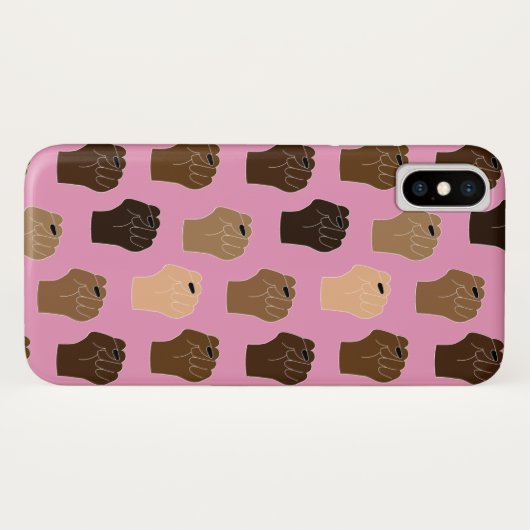 黒人生活の問題 – 拳に抵抗 Case-Mate iPhoneケース (裏面(横))