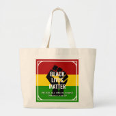 黒人生活はキリスト・クリスチャンの全ての人に問題がある ラージトートバッグ (正面)
