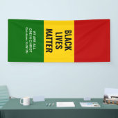 黒人生活はキリスト・クリスチャンBHMの全ての人に問題がある 横断幕 (トレードショー)