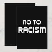 黒人生活は人種差別に関係ない 招待状 (正面/裏面)