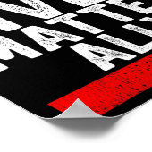 黒人生活問題の味方 ポスター (角)