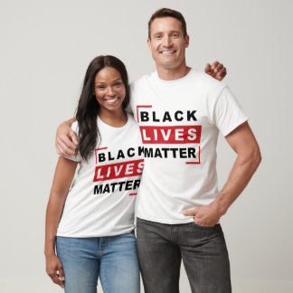 黒人生活問題アンチ人種差別 Tシャツ