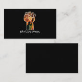 黒人生活問題グラフィティ平等 名刺 (正面/裏面)