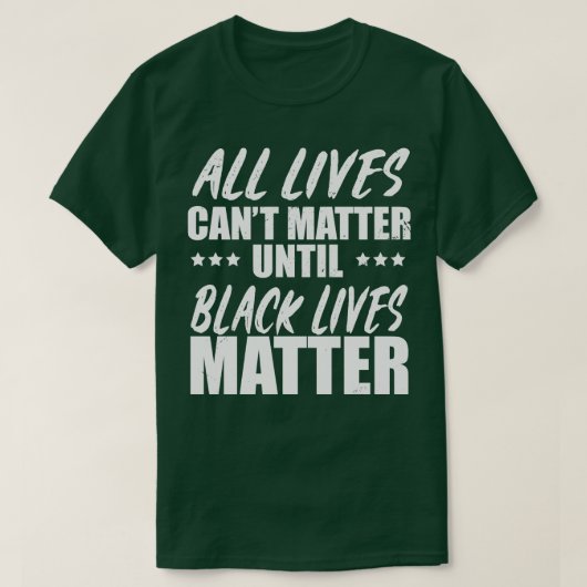 黒人生活問題ヒューマンライツBlm Tシャツ (デザイン正面)