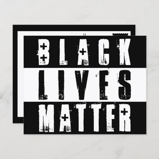 黒人生活問題 (正面/裏面)