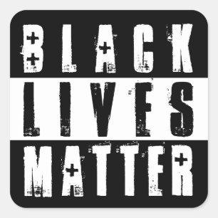 黒人生活問題 スクエアシール