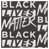 黒人生活問題 ファブリック (クローズアップ)