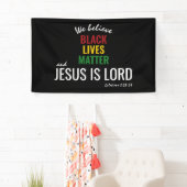 黒人生活問題 | JESUS IS LORD Declaration 横断幕 (インサイチュ)