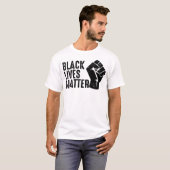 黒人生活問題 Tシャツ (正面フル)