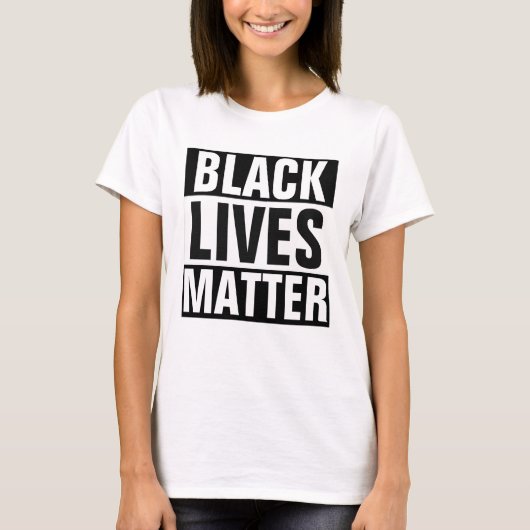 黒人生活問題 Tシャツ (正面)