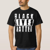 黒人生活問題 Tシャツ (正面)