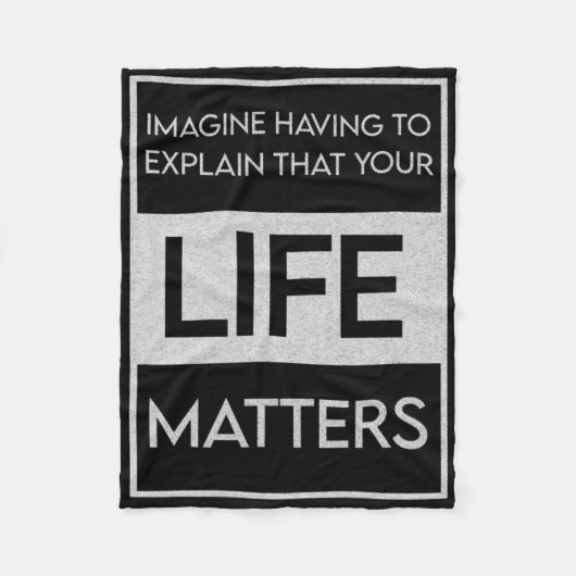 黒人生活問題Blm Reist - Engagement In The Det フリースブランケット (正面)