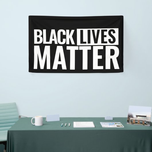 黒人生活物質カスタムのはっきりした目隠し 横断幕 (トレードショー)
