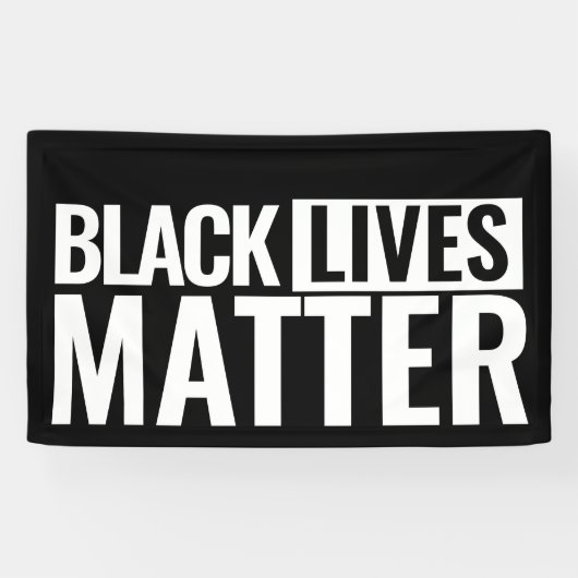 黒人生活物質カスタムのはっきりした目隠し 横断幕 (横)