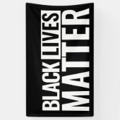 黒人生活物質カスタムのはっきりした目隠し 横断幕 (縦)