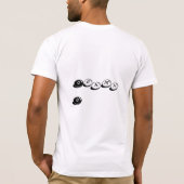 黒人男性の恐れ Tシャツ (裏面)