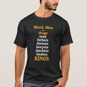黒人男性はキングブラックライフアフリカ系アメリカ人D Tシャツ