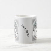 黒人男性カスタム医師アシスタントマグ コーヒーマグカップ (中央)