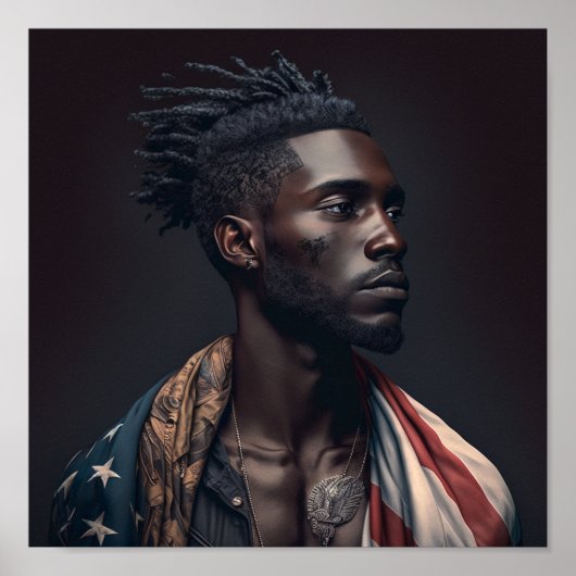 「黒人男性」のポスター ポスター (正面)