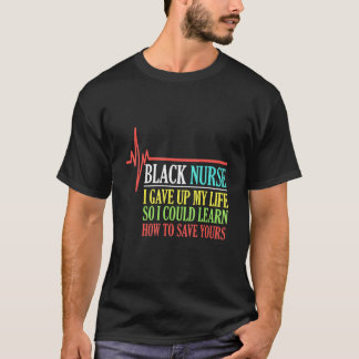 黒人看護師の生活 アフリカ系アメリカ人の歴史 Tシャツ