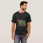 黒人看護師の生活 アフリカ系アメリカ人の歴史 Tシャツ (正面フル)