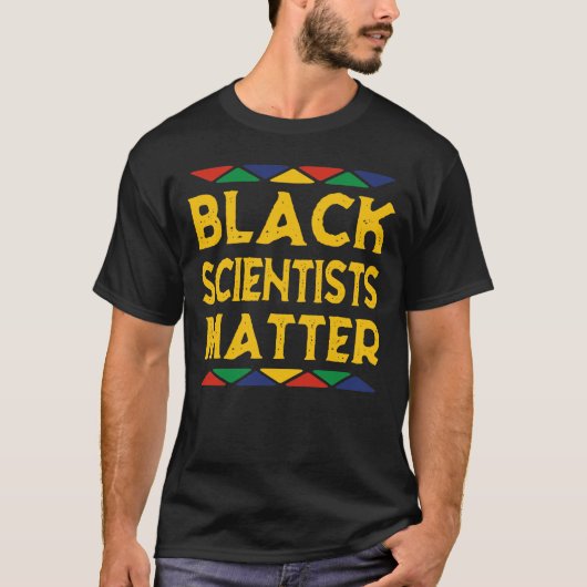 黒人科学者は重要な贈り物 Tシャツ (正面)