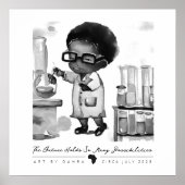 黒人科学者 ポスター (正面)