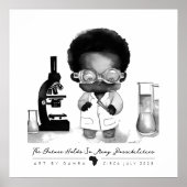 黒人科学者 ポスター (正面)